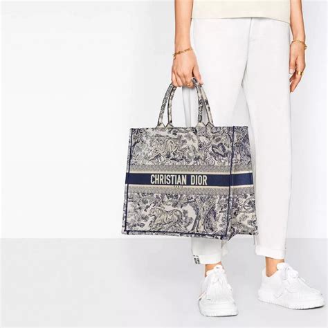 dior tote bag design|Dior tiger print tote bag.